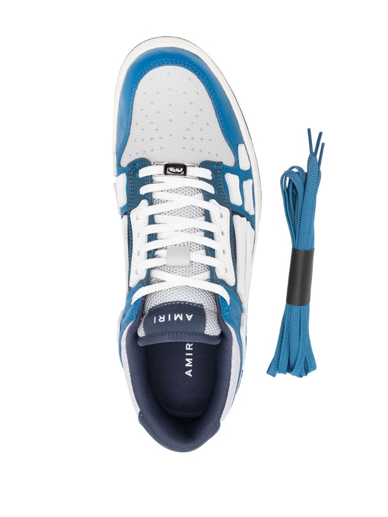 Blue Skel Top Low Leather Sneakers