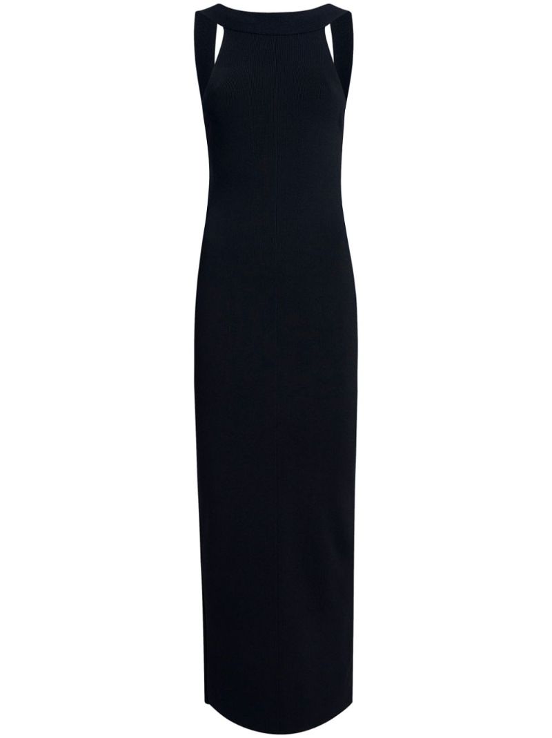 Black Halterneck Maxi Dress