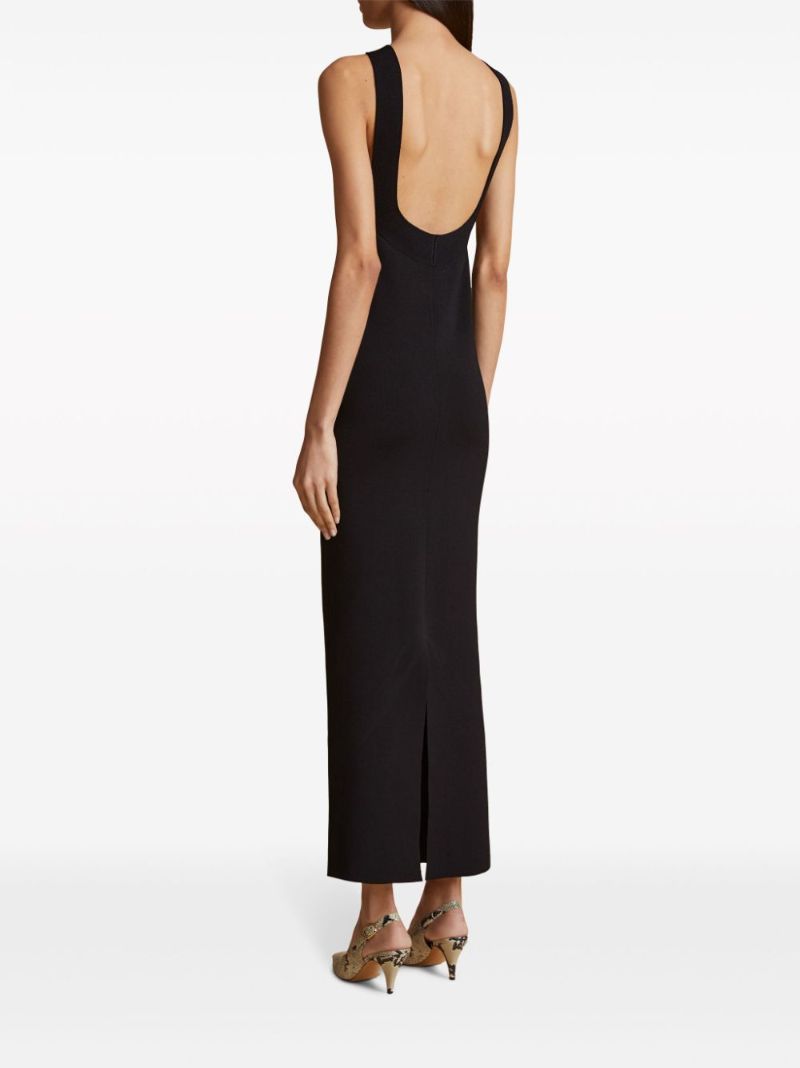 Black Halterneck Maxi Dress