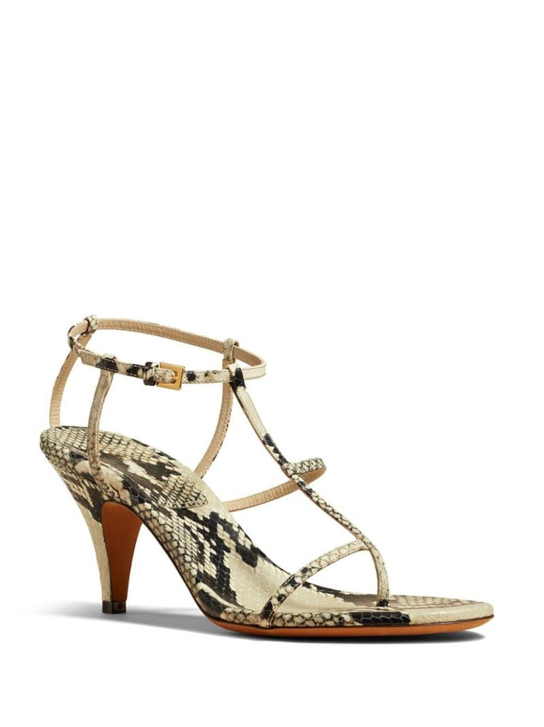 Neutral the Jones 75 Snakeskin-effect Sandals