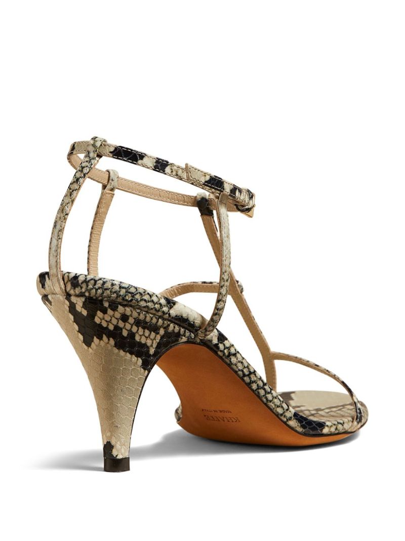 Neutral the Jones 75 Snakeskin-effect Sandals