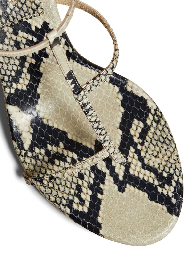 Neutral the Jones 75 Snakeskin-effect Sandals