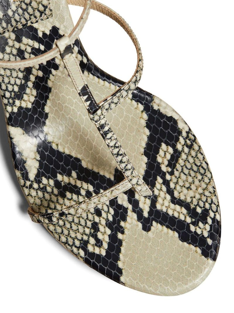 Neutral the Jones 75 Snakeskin-effect Sandals