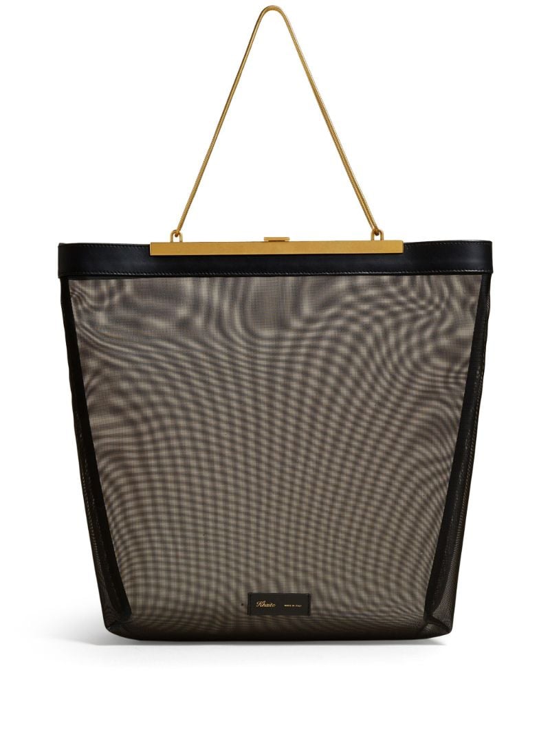 Black the Augusta Mesh Tote Bag