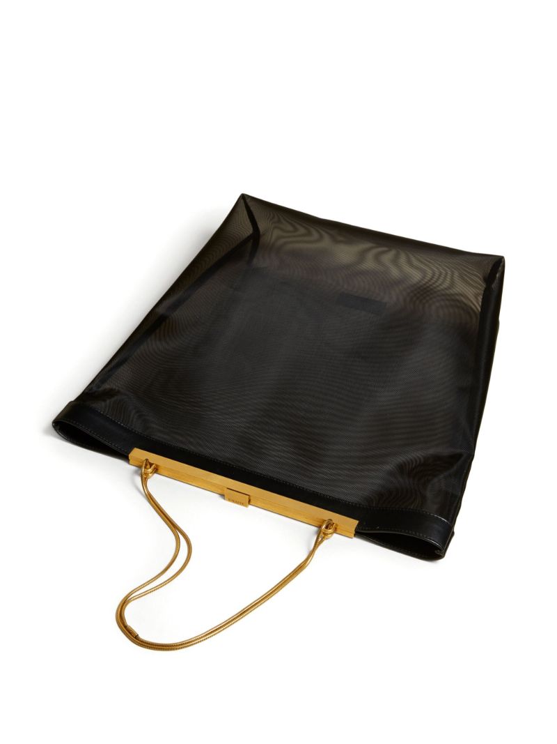 Black the Augusta Mesh Tote Bag