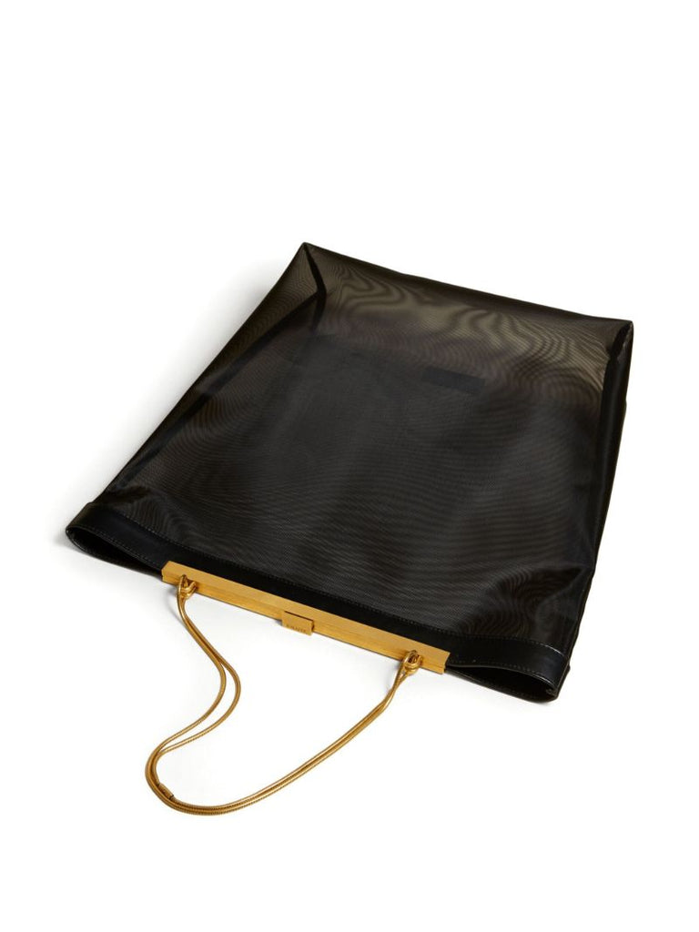 Black the Augusta Mesh Tote Bag