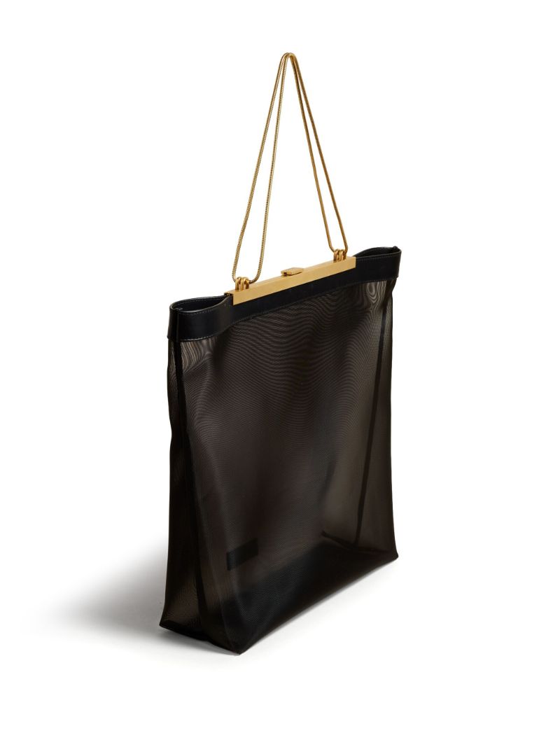 Black the Augusta Mesh Tote Bag