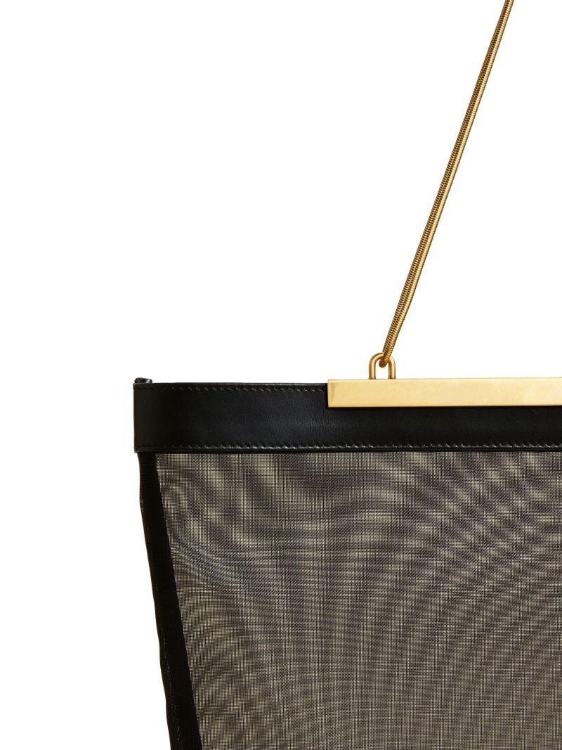 Black the Augusta Mesh Tote Bag