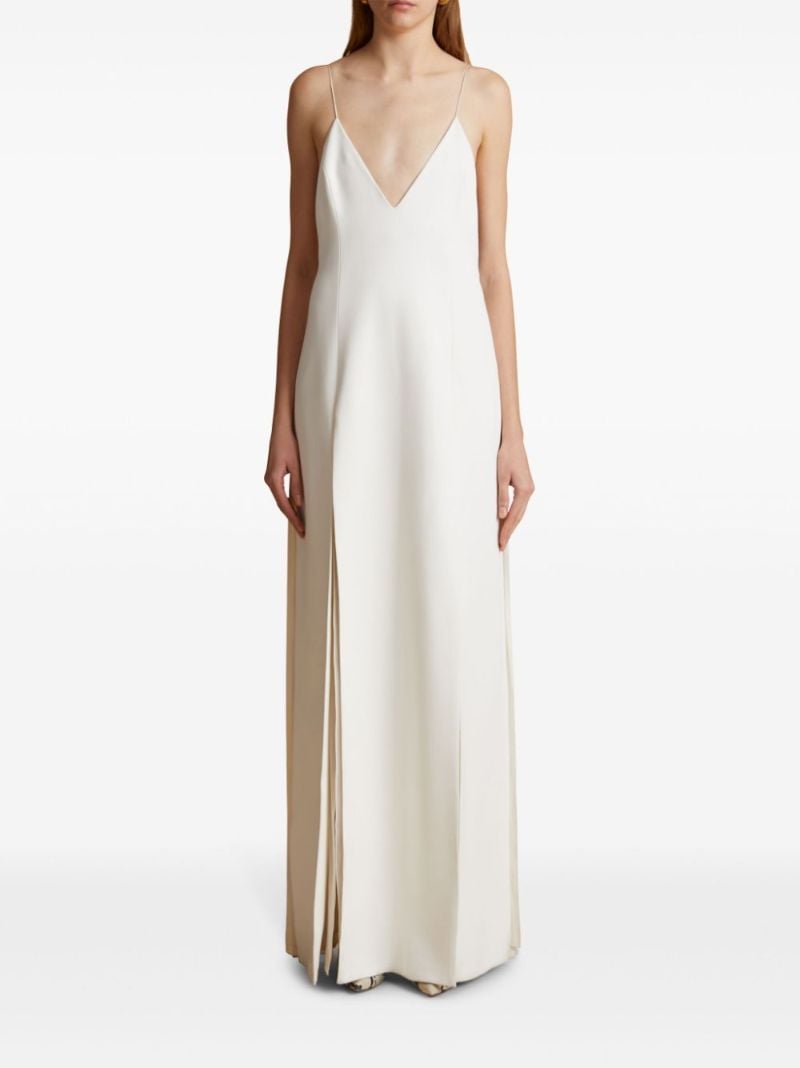White Nonya Slip Maxi Dress
