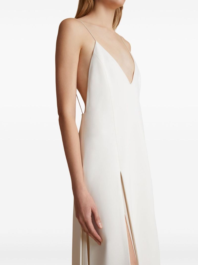 White Nonya Slip Maxi Dress