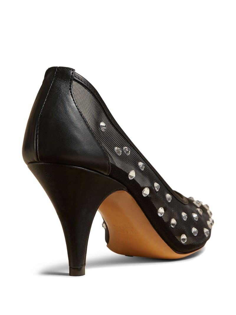 Black the River 75 Mesh Pumps