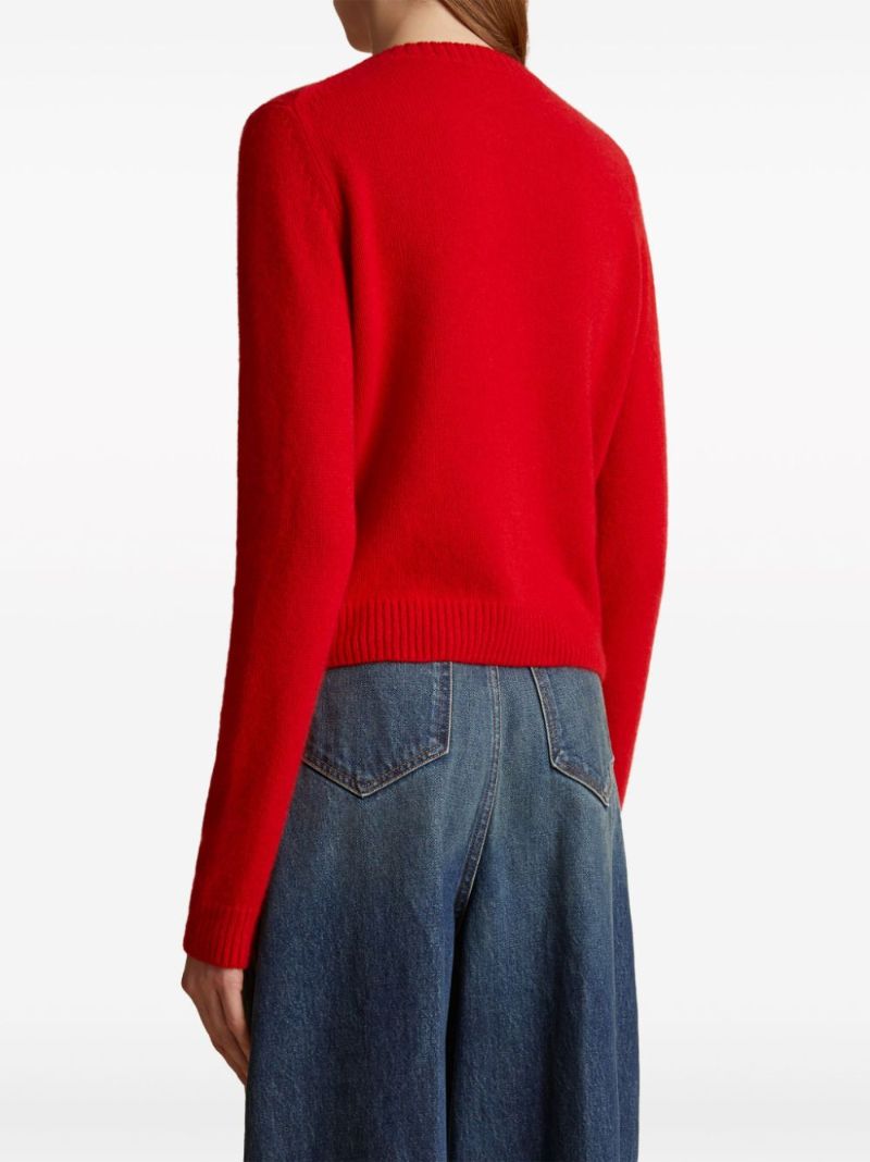 Red Diletta Cashmere Sweater
