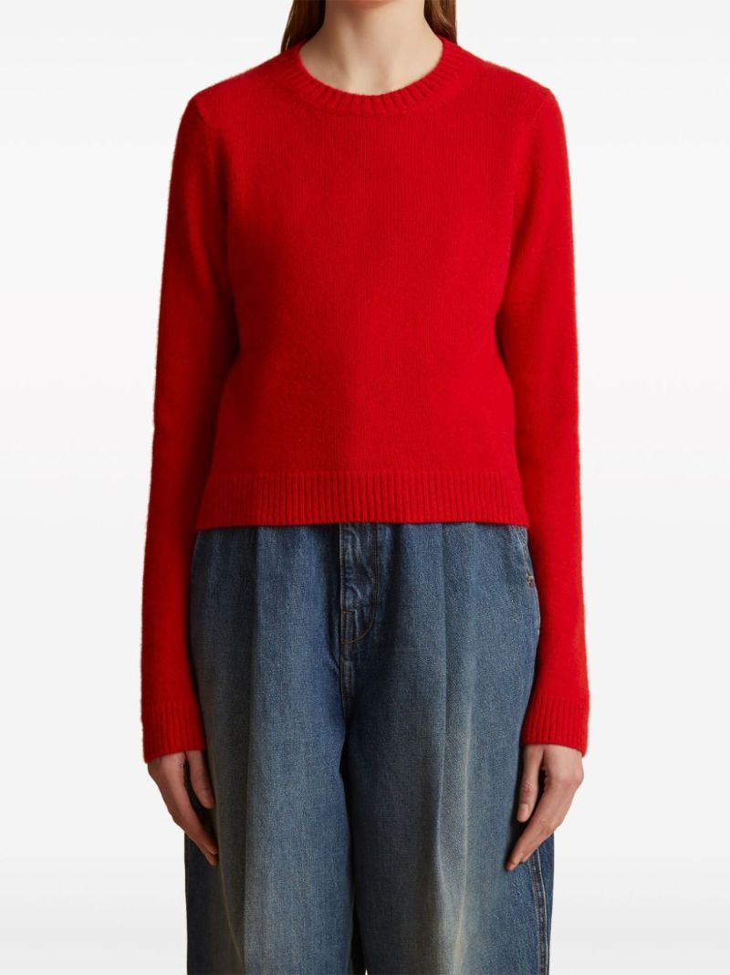 Red Diletta Cashmere Sweater