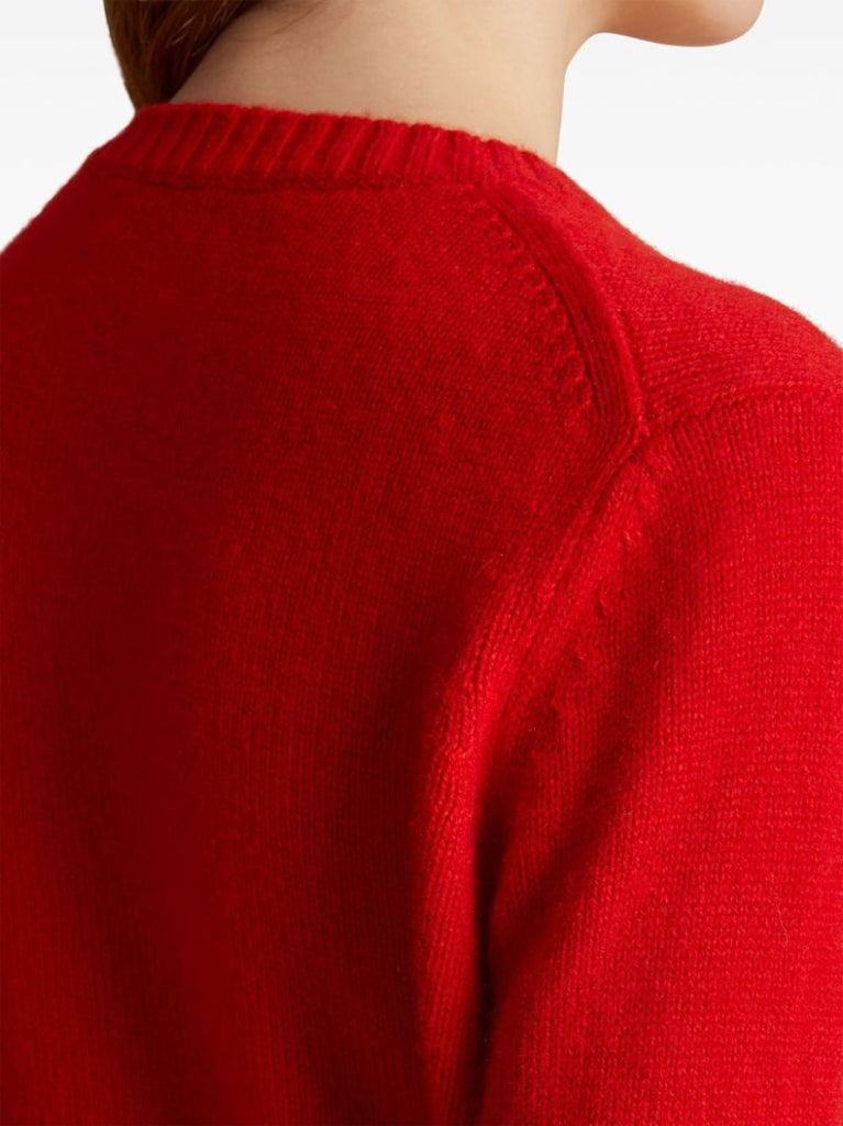 Red Diletta Cashmere Sweater