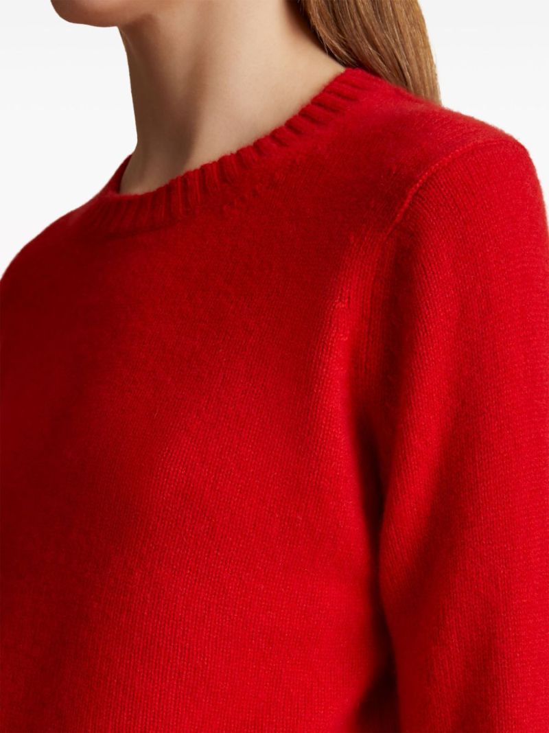 Red Diletta Cashmere Sweater