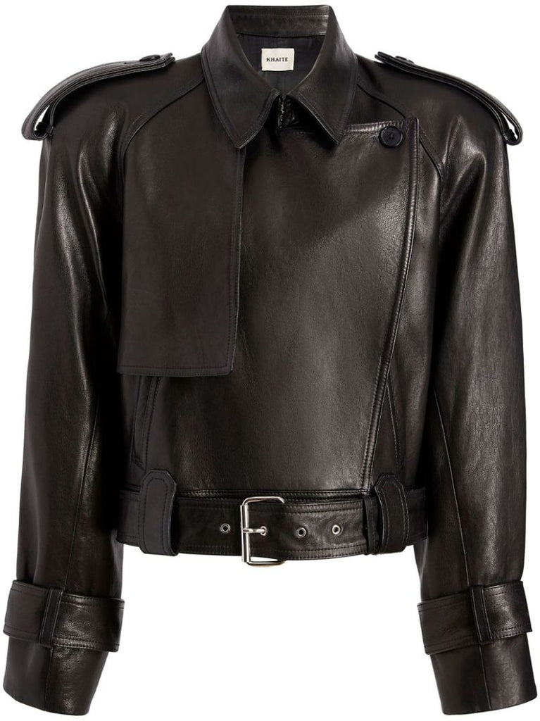 Black Hammond Leather Jacket