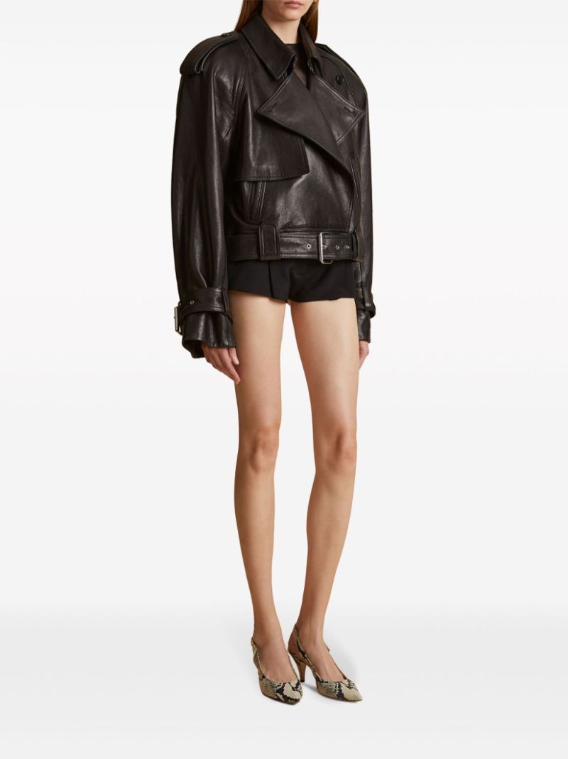 Black Hammond Leather Jacket