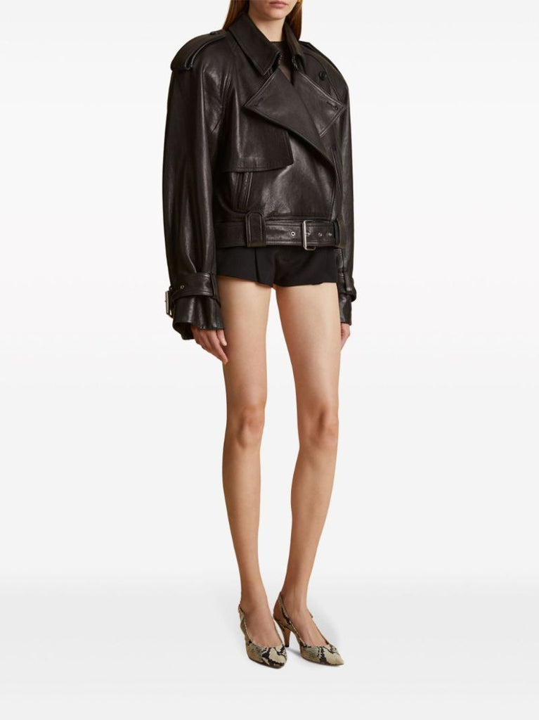 Black Hammond Leather Jacket