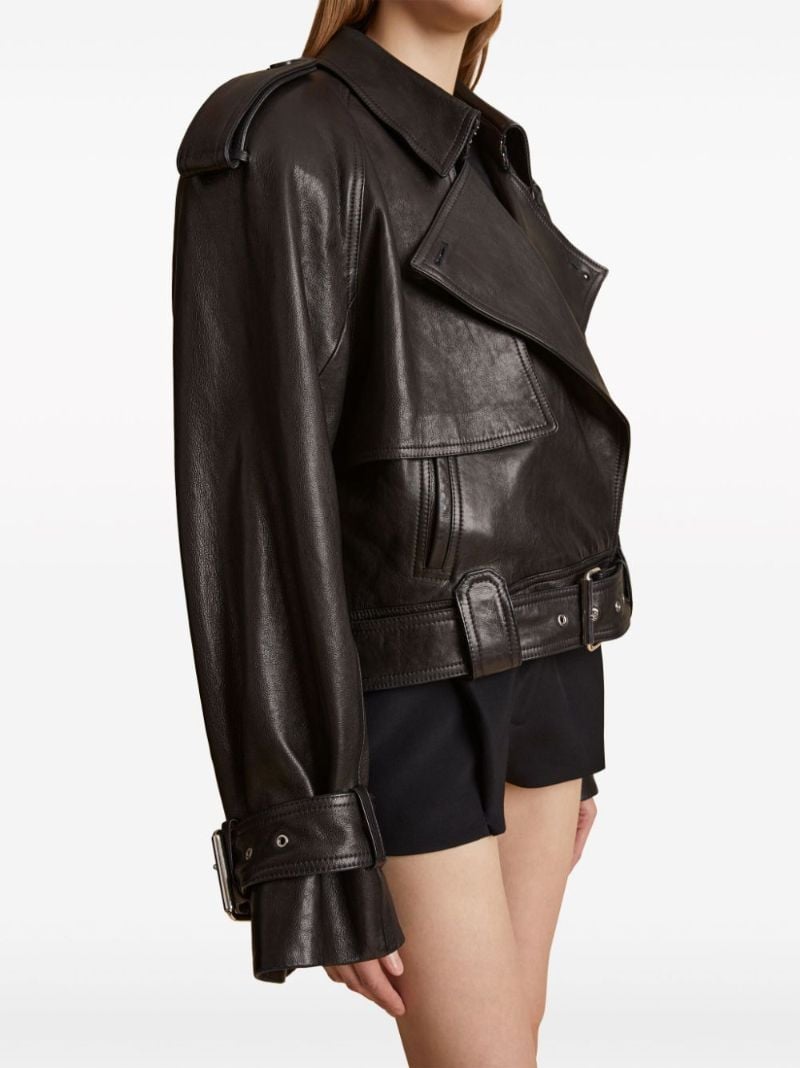 Black Hammond Leather Jacket