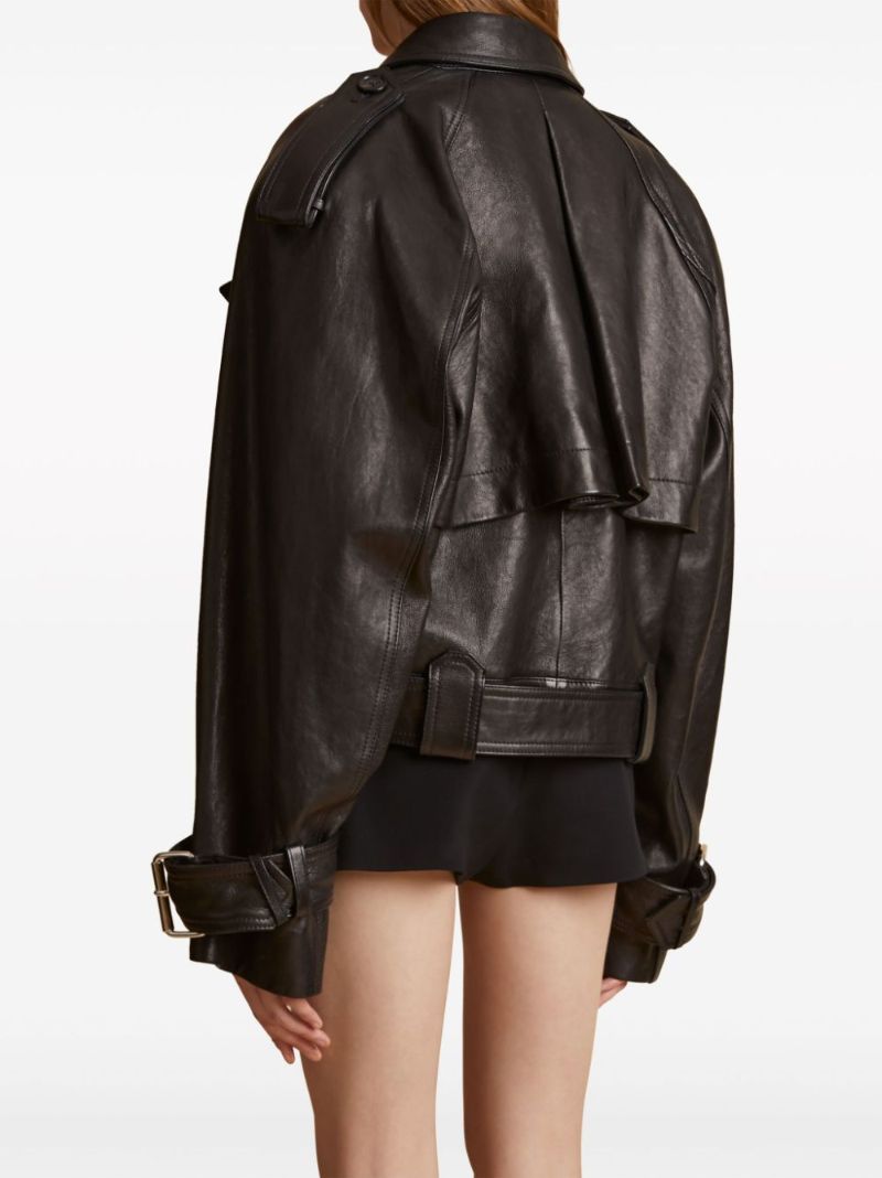 Black Hammond Leather Jacket