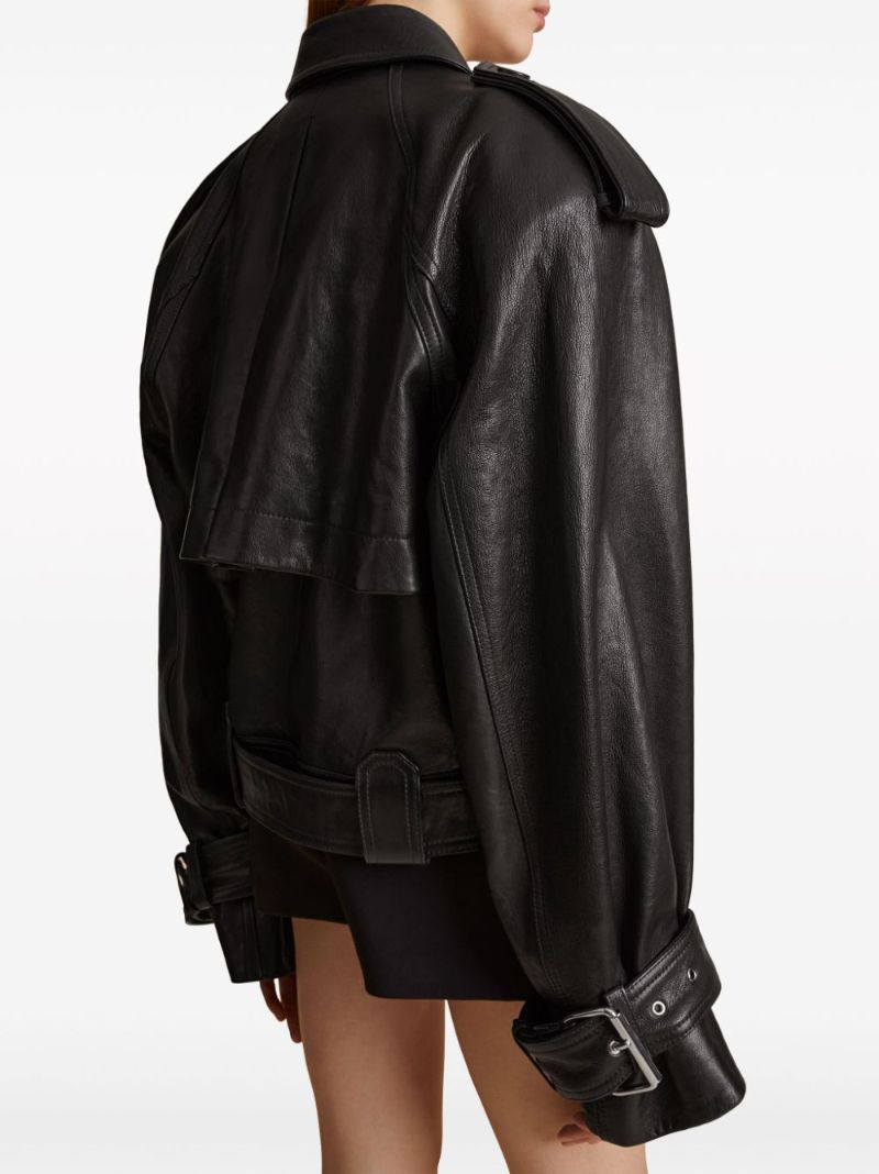 Black Hammond Leather Jacket