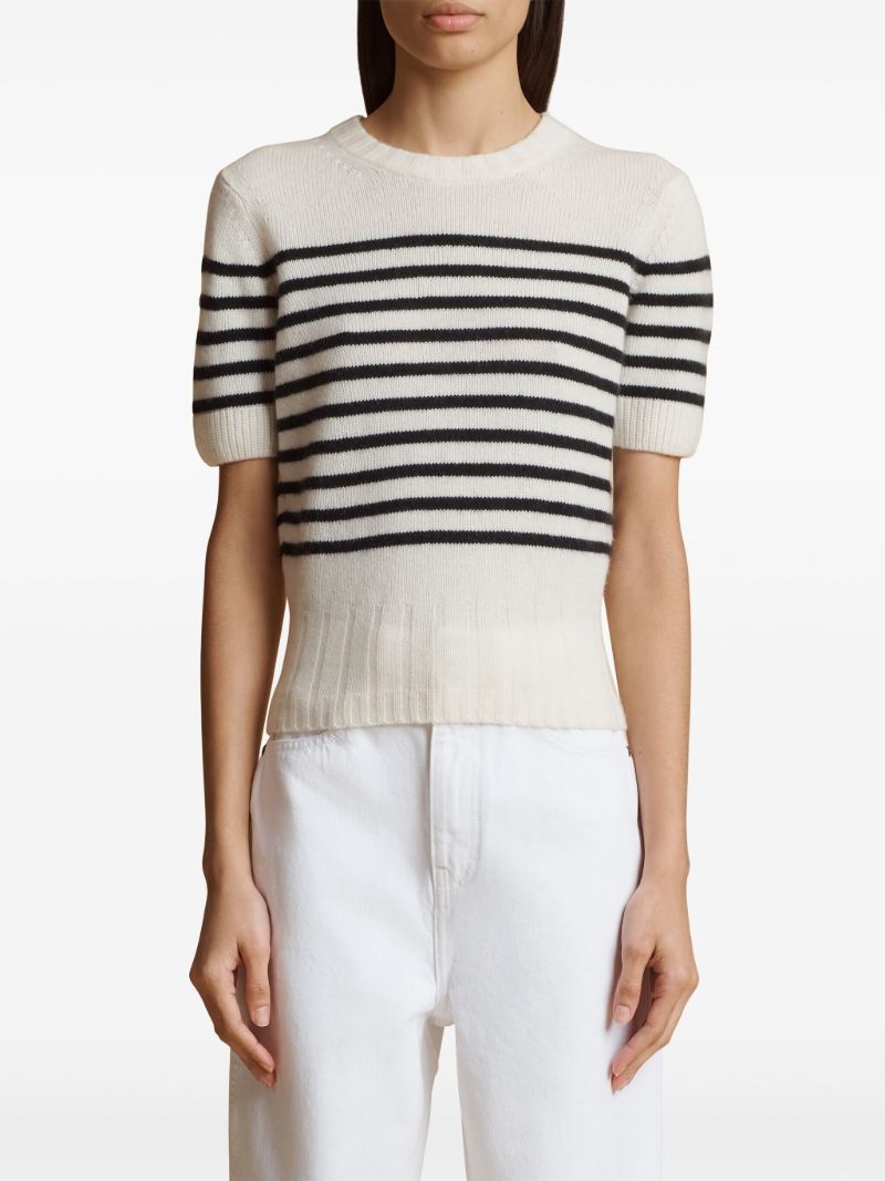 White Luphia Cashmere Knitted Top