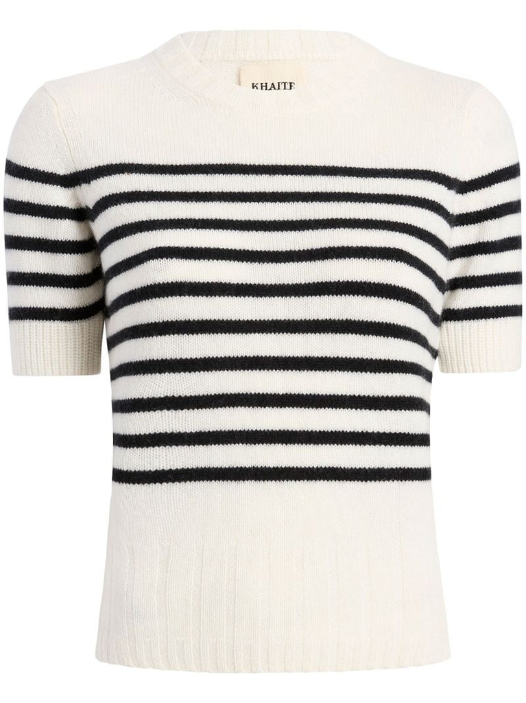 White Luphia Cashmere Knitted Top