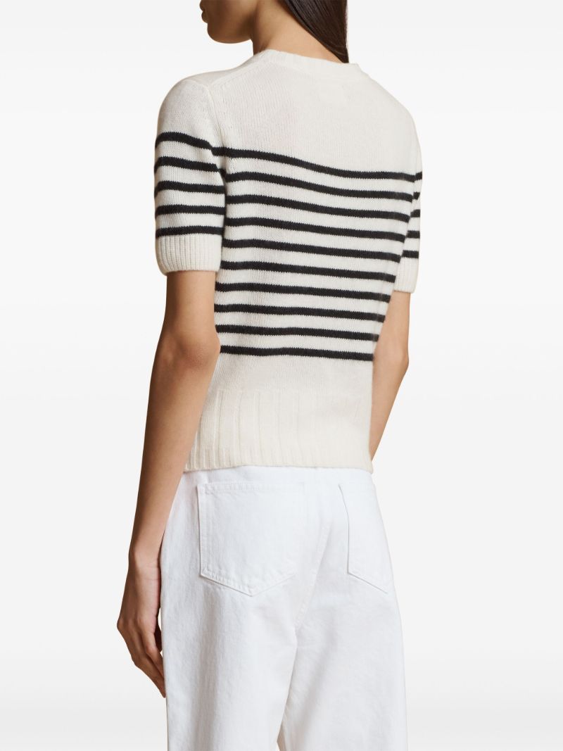 White Luphia Cashmere Knitted Top