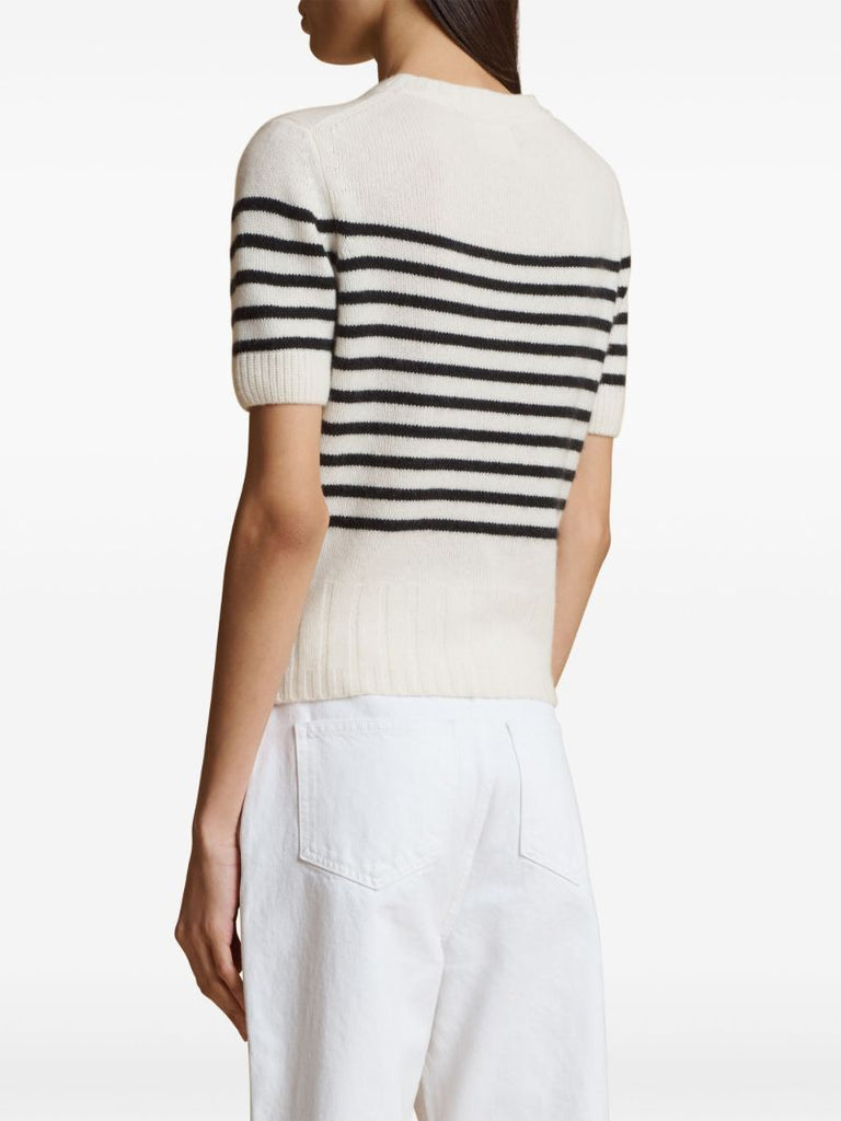 White Luphia Cashmere Knitted Top