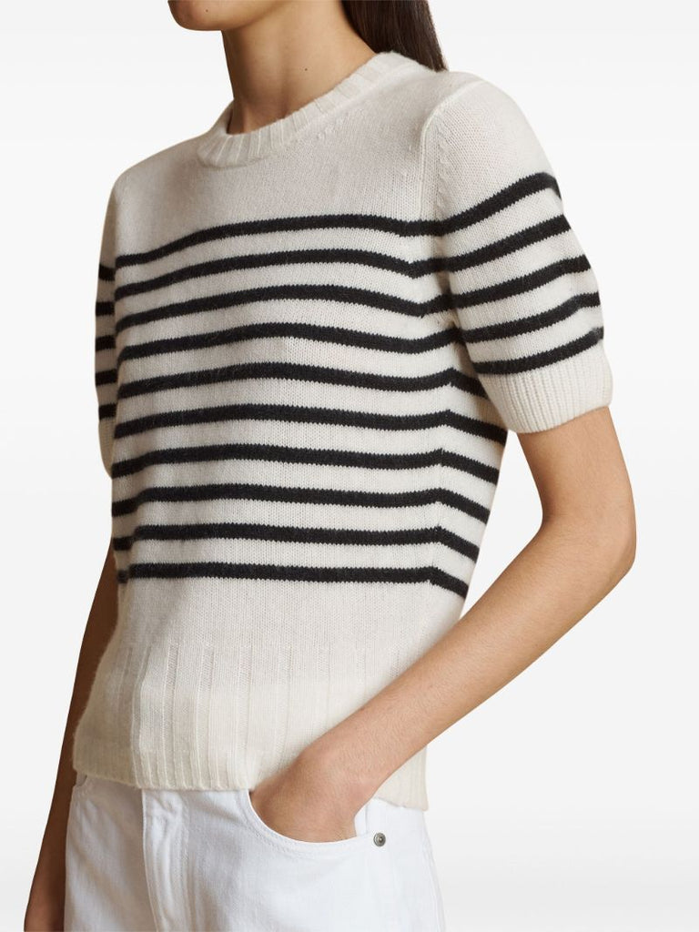 White Luphia Cashmere Knitted Top