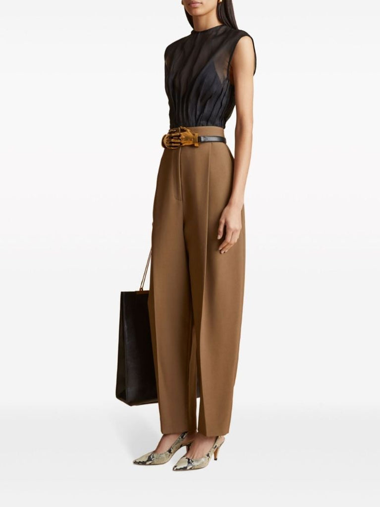 Black Westin Silk Top