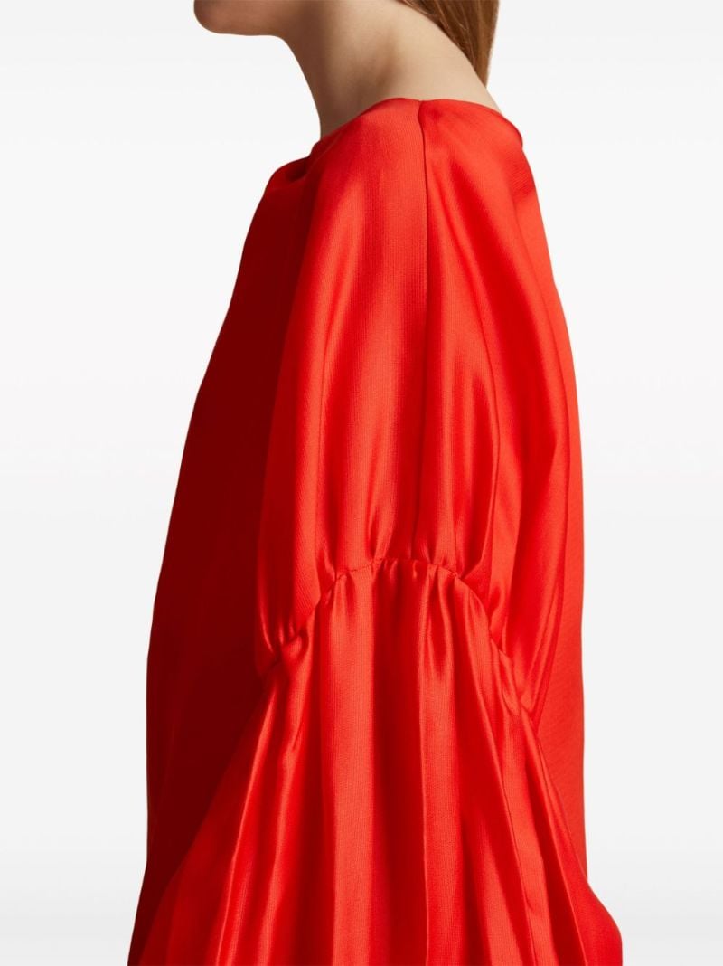 Red Quico Silk Blouse