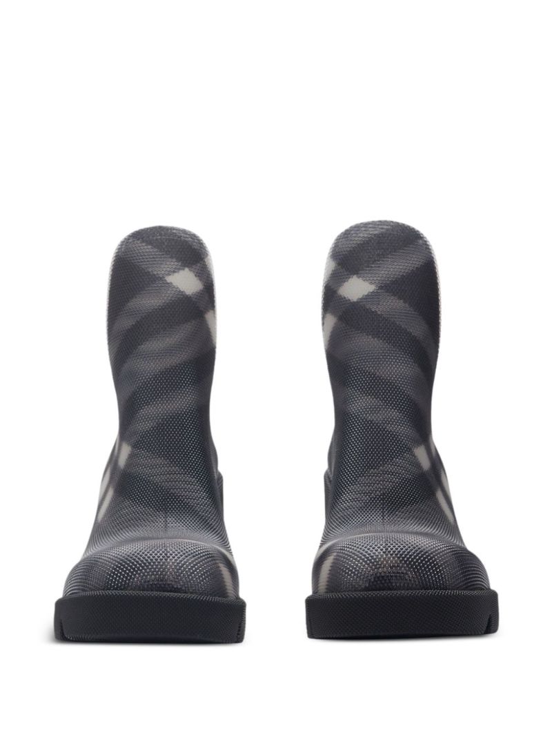Grey Marsh 65 Checked Boots