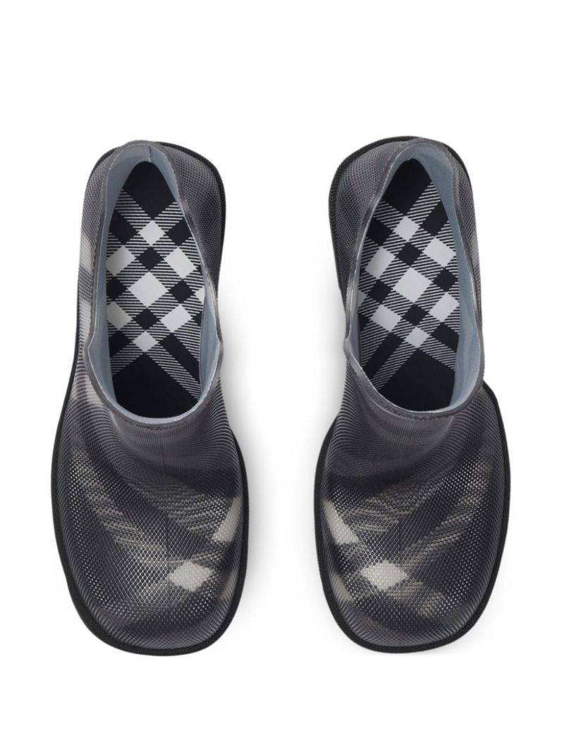 Grey Marsh 65 Checked Boots