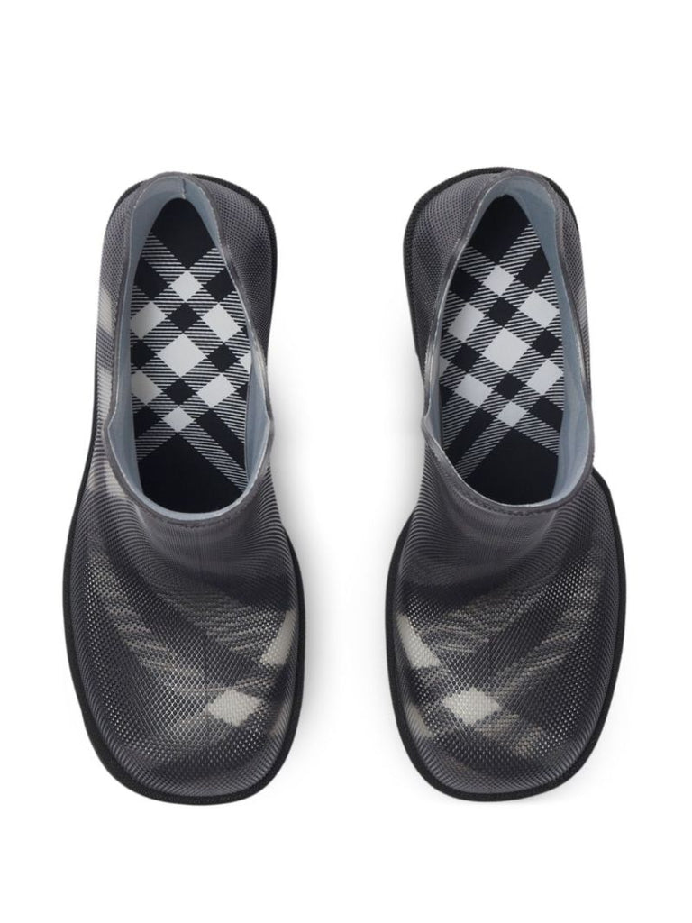 Grey Marsh 65 Checked Boots