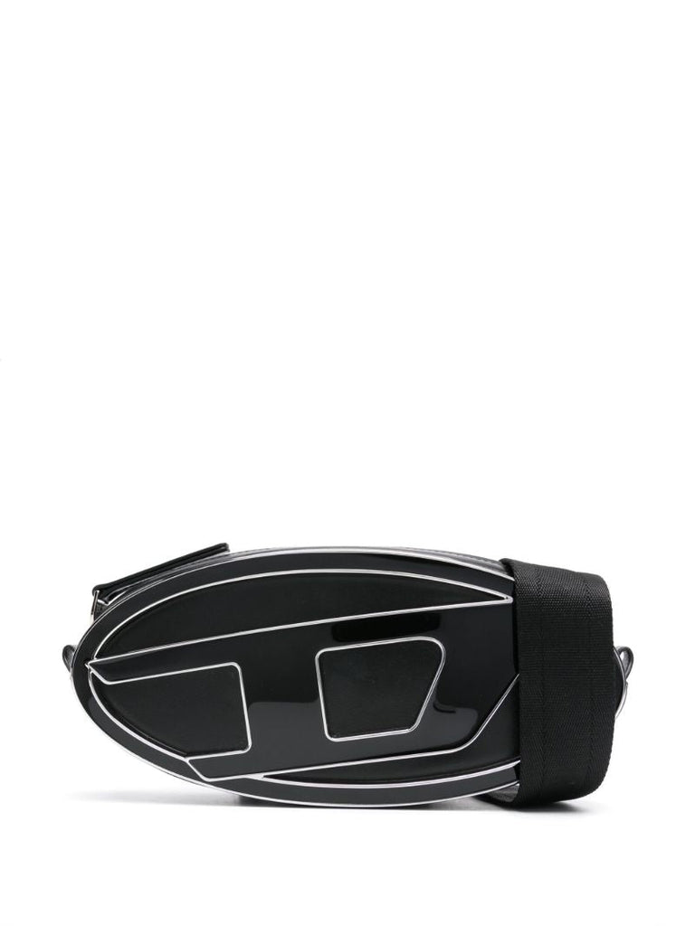 Black 1dr-pouch Leather Cross Body Bag