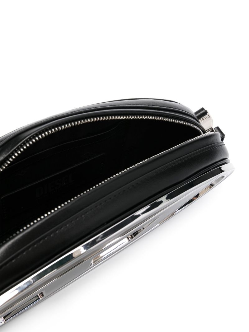 Black 1dr-pouch Leather Cross Body Bag
