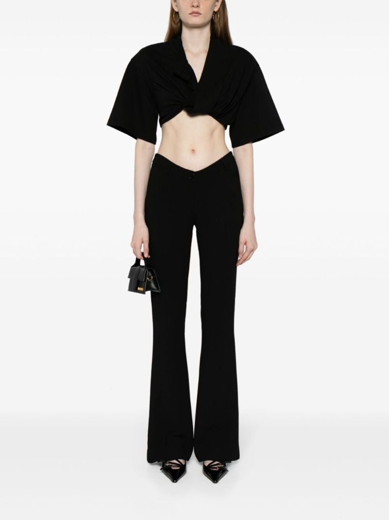 Black Le Bahia Court Cotton Blouse