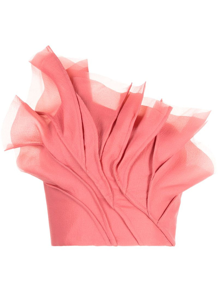 Pink Flame Crop Top