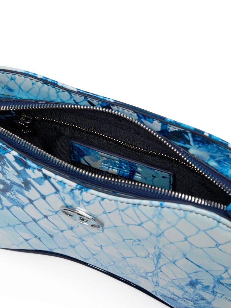 Blue Play Snakeskin-effect Shoulder Bag