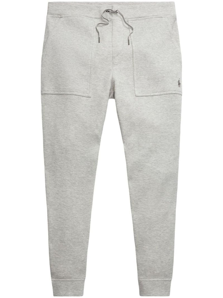 Grey Polo Pony Cotton Track Pants