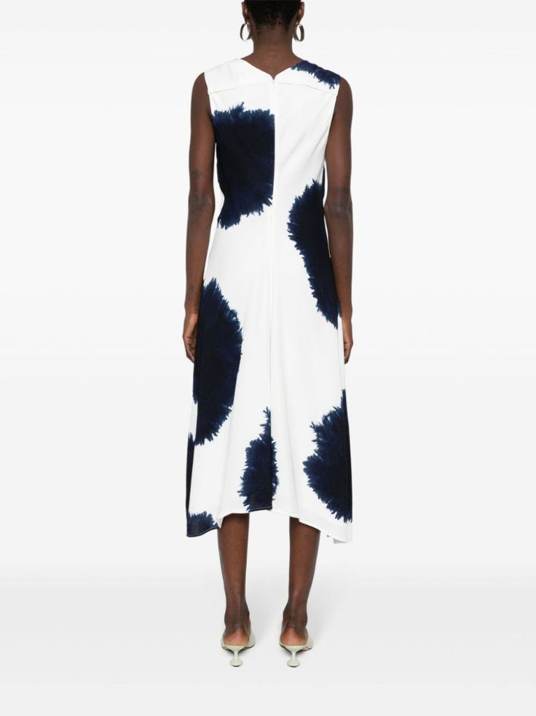 White Ella Flared Dress