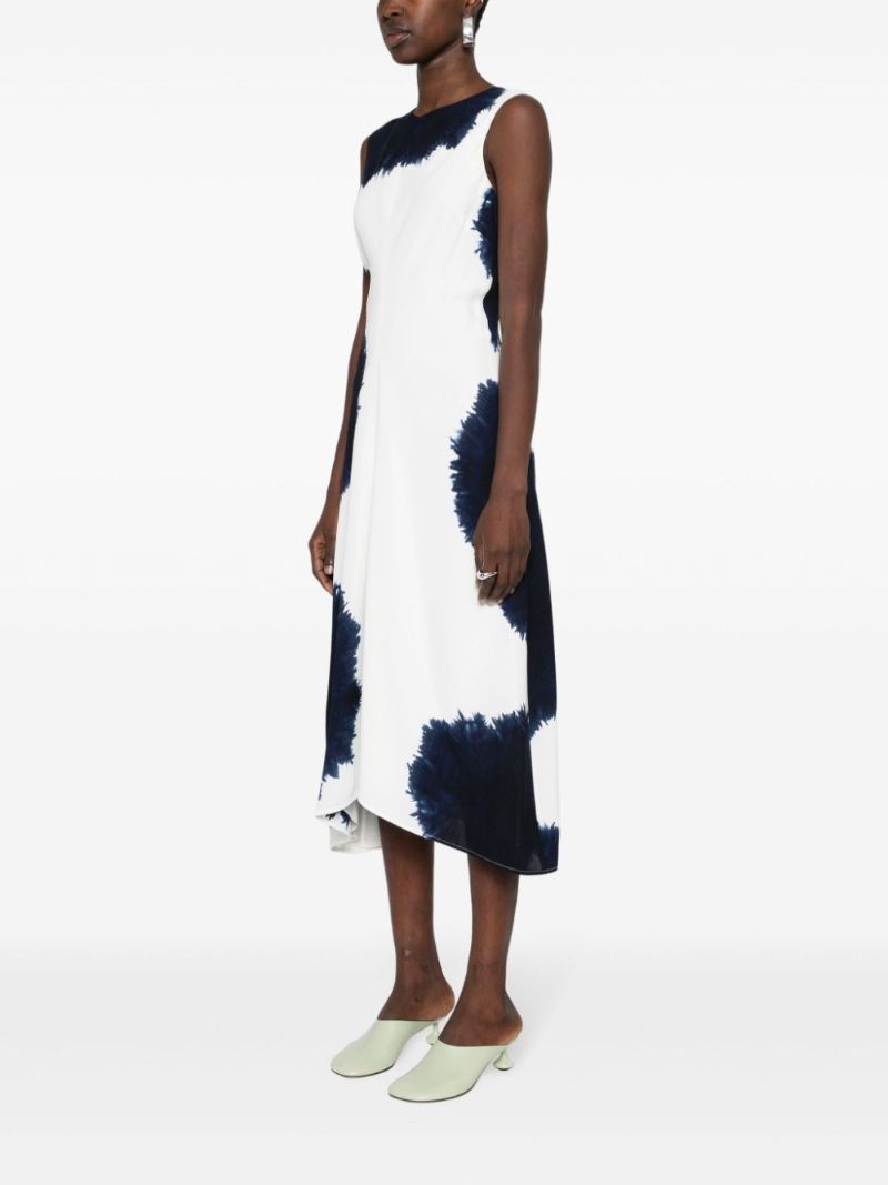 White Ella Flared Dress