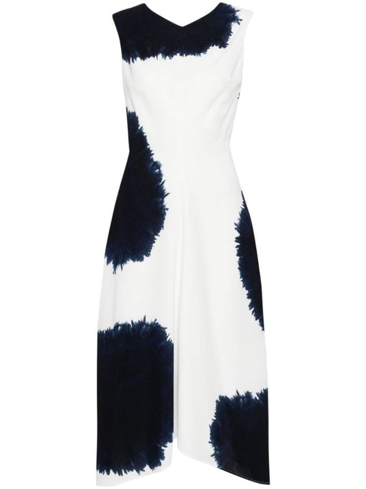White Ella Flared Dress