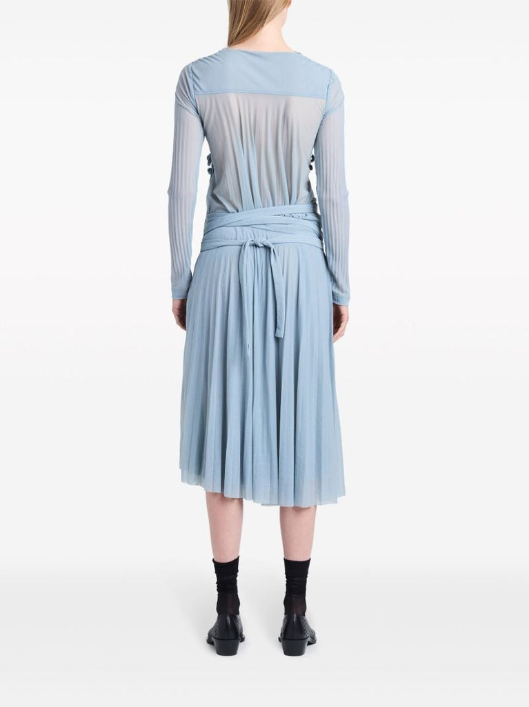Blue Riley Draped Dress
