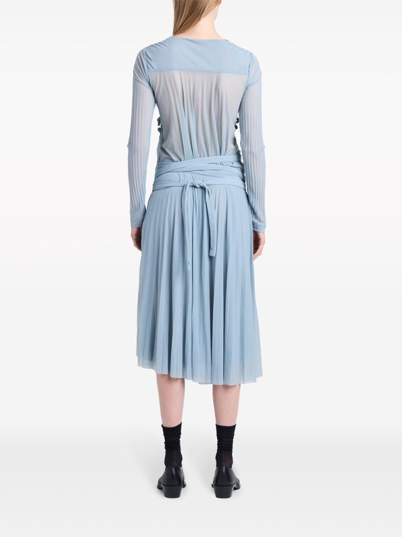 Blue Riley Draped Dress