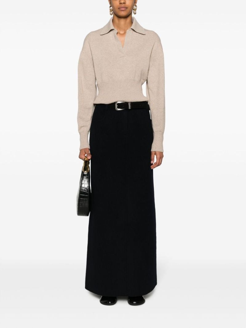 Neutral Jeanne Cashmere Sweater