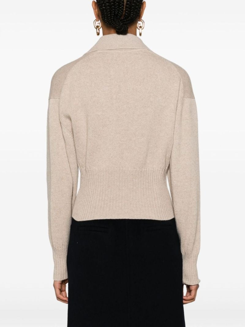 Neutral Jeanne Cashmere Sweater