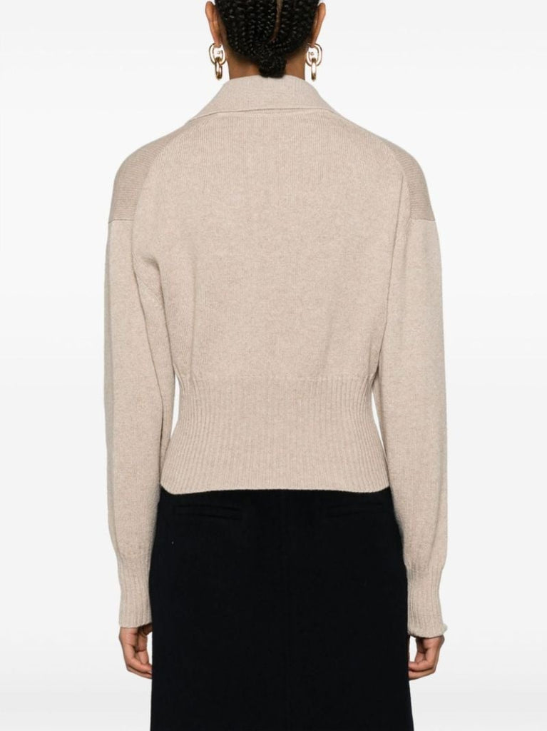 Neutral Jeanne Cashmere Sweater