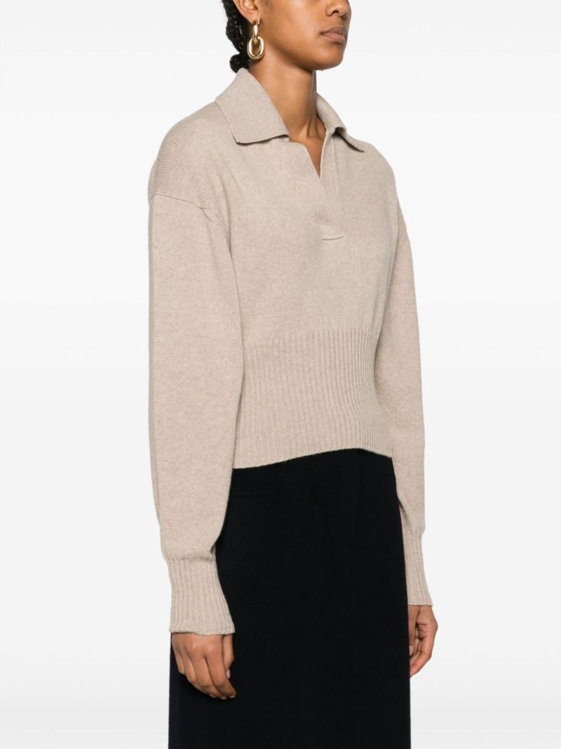 Neutral Jeanne Cashmere Sweater